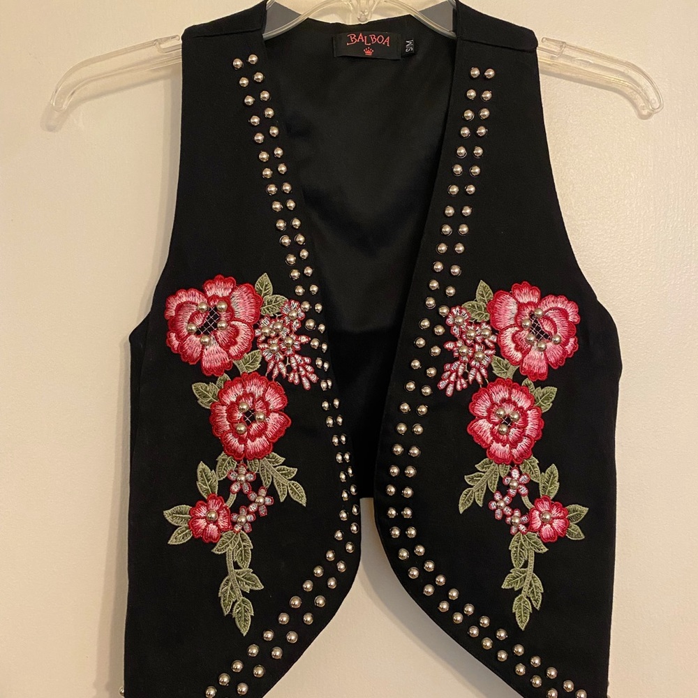 Embroidered Vest